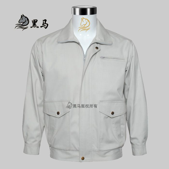 電子行業工作服正面圖